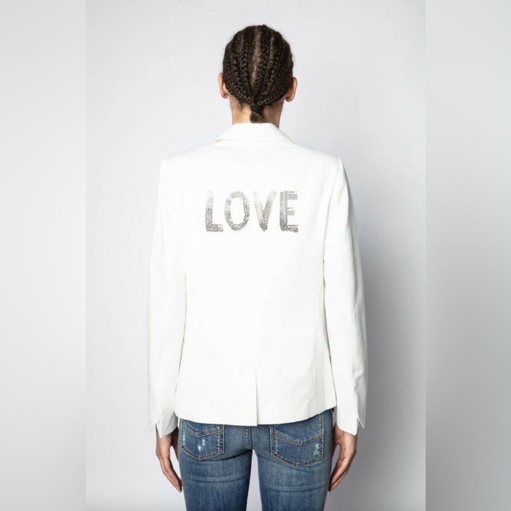 Zadig & Voltaire Victor Strass Amour Love Blazer